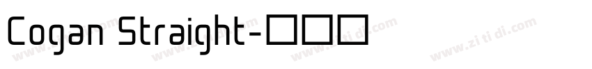 Cogan Straight字体转换 Cogan Straight字体转换